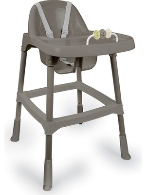 NW NessiWorld 7566 Mama Sandalyesi Oyuncaklı - Stone Gri
