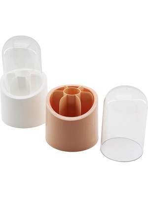 Altaylar Tedarik Elis 7 Bölmeli Kapsül Organizer Plastik Hazne - Kristal Mika Fanus Kapak