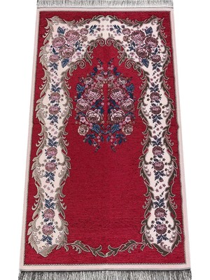 Uravas Store Ihvan Online Lüks Gülce Şönil Seccade Kırmızı