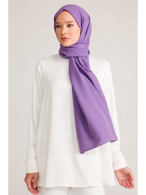 Belli Fresh Düz Tensel Lila Floransa Şal - 3007233