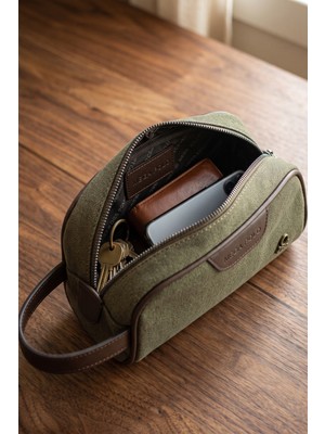 Mega 433  Erkek El Portföyü El Çantası Clutch Çanta Traş Çantası