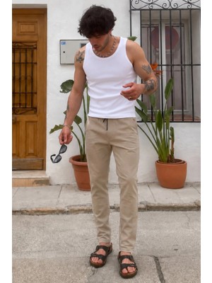 Taba Düz Paça Erkek Pantolon 6535