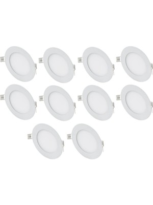 Cata 10 Adet 12 Watt Slim LED Panel Gün Işığı Metal Kasa