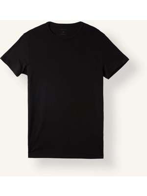 DeFacto Slim Fit Bisiklet Yaka Pamuklu Basic Tişört L4885AZ26AU