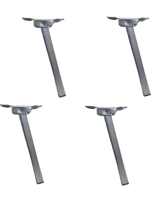 Eym 4 Adet Masa Sehpa Sofra Ayağı Metal Katlanır Ayak 50 cm