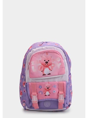 Pembe  Kaukko Kıds Sırt Çantası Loopy