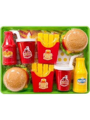 Renas Store 39164 Hamburger Tepsi Çift Porsiyon