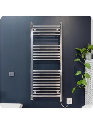 Asitan Unbezwingbar Elektrikli Havlupan Termostatlı 50X100 Krom Isıtıcı