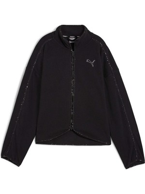 Puma Intergalactıc Fleece Fz Siyah Kadın Polar Sweatshirt