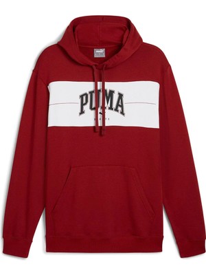 Puma Squad Hoodie Kırmızı Unisex Sweatshirt