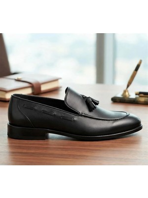 Klasik Erkek Ayakkabı Leosteps Black Bruno