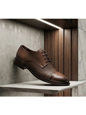 Klasik Erkek Ayakkabı Leosteps Brown Wave