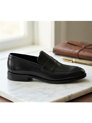 Klasik Erkek Ayakkabı Leosteps Black Mane