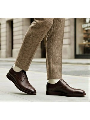 Klasik erkek Ayakkabı Leosteps Brown Kumla