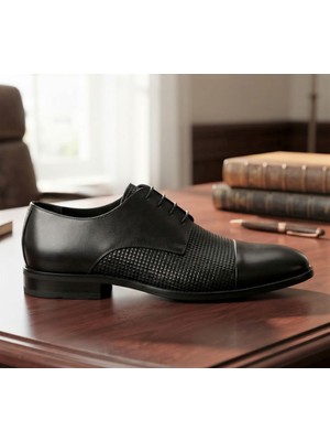 Klasik Erkek Ayakkabı Leosteps Black Wave