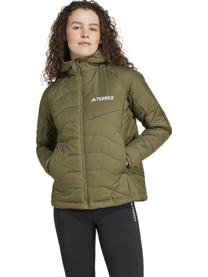 adidas Terrex Multi Synthetic Insulated Kadın Yeşil Outdoor Mont IM7666