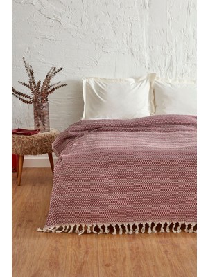 Karaca Home Levi Bordo Çift Kişilik Pike
