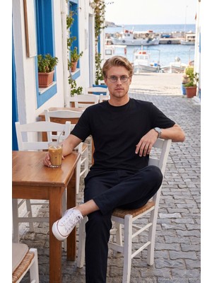 Buratti Pamuklu Relaxed Fit Bisiklet Yaka Basic T Shirt Erkek T Shirt 5905884