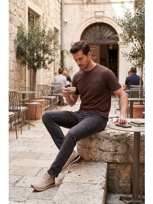 Buratti Pamuklu Comfort Fit Normal Bel Jeans Erkek Kot Pantolon 4412C88TEXAS