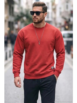 Buratti Regular Fit Bisiklet Yaka Pamuklu Içi Tüylü Yumuşak Şardonlu Sweat Erkek Sweat 5905255