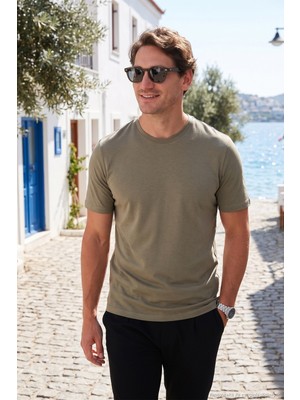 Buratti Pamuklu Regular Fit Bisiklet Yaka T Shirt Erkek T Shirt 59020204