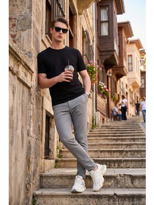 Buratti Slim Fit Bağlamalı Pantolon Erkek Pantolon 6843657
