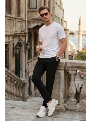 Buratti Slim Fit Normal Bel Daralan Paça Pantolon Erkek Pantolon 6843660