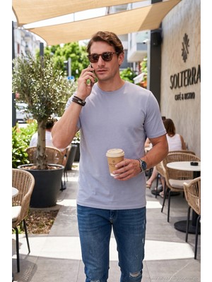 Buratti Pamuklu Regular Fit Bisiklet Yaka T Shirt Erkek T Shirt 59020204