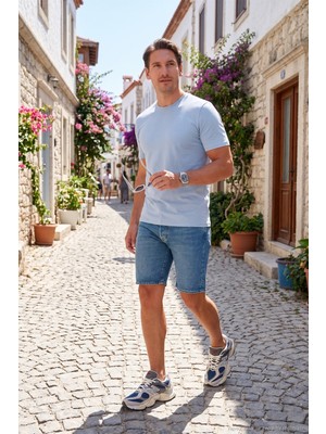 Buratti Pamuklu Regular Fit Bisiklet Yaka T Shirt Erkek T Shirt 59020204