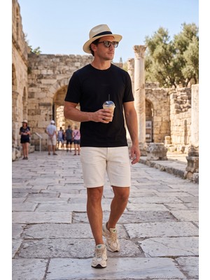 Buratti Pamuklu Baskılı Regular Fit Bisiklet Yaka T Shirt Erkek T Shirt 59020205