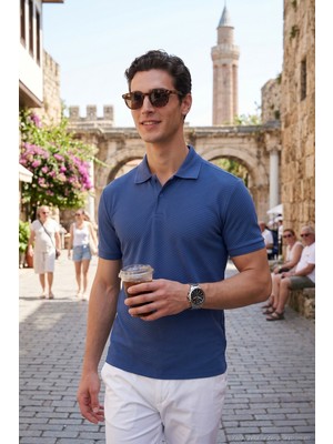 Buratti Pamuklu Kısa Kollu Düğmeli Polo T Shirt Erkek Polo T Shirt 5904049