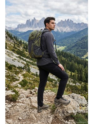 Buratti Normal Kalıp Kargo Cepli Lastikli Bel Trekking ve Kurye Pantolon Erkek Pantolon 693710