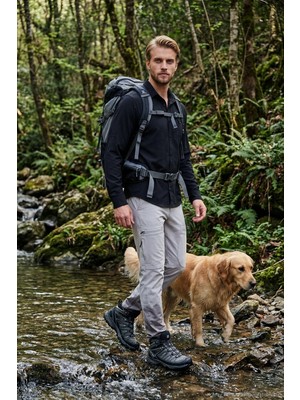 Buratti Normal Kalıp Kargo Cepli Lastikli Bel Trekking ve Kurye Pantolon Erkek Pantolon 693710