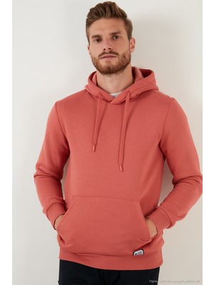 Buratti Slim Fit Kapüşonlu Kanguru Cepli İçi Tüylü Yumuşak Şardonlu Sweat Erkek SWEAT 5905281