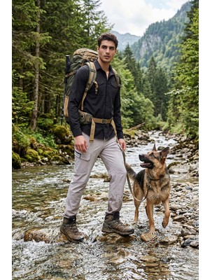 Buratti Normal Bel Dar Paça Su Itici Trekking ve Kurye Pantolon Erkek Pantolon 693719