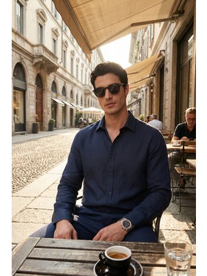 Buratti Regular Fit Klasik Yaka Uzun Kollu Gömlek Erkek Gömlek CF26S121640