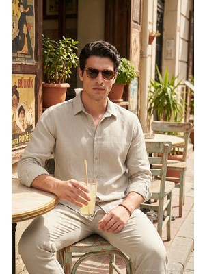 Buratti Regular Fit Klasik Yaka Uzun Kollu Gömlek Erkek Gömlek CF26S121640