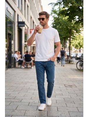 Buratti Pamuklu Comfort Fit Normal Bel Jeans Erkek Kot Pantolon 4400C52TEXAS