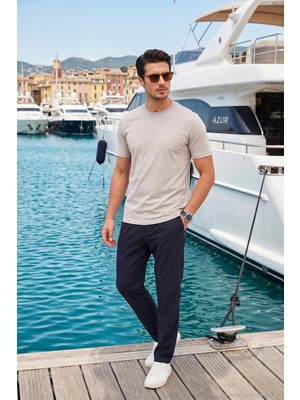 Buratti Slim Fit Normal Bel Boru Paça Denim Pantolon Erkek Kot Pantolon 5545C82MILANO