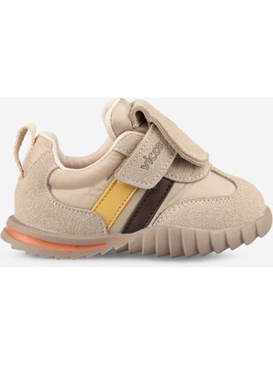 Vicco Matilda Bebe Süet Çizgili Cırtlı Sneaker Ayakkabı 346.26K.140