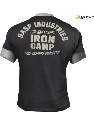 Gasp Throwback Tee - Wash Black