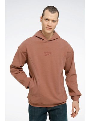 Reebok Vıtaly Hoodıe Kahve Erkek Sweatshirt