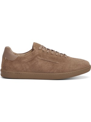 Tergan Vizon Hakiki Nubuk Deri Erkek Sneaker - E26I1AY57796-A84
