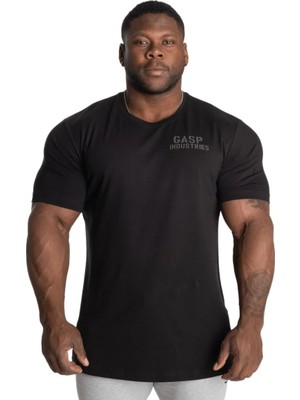 Gasp 89 Classic Tapered Tee, Black