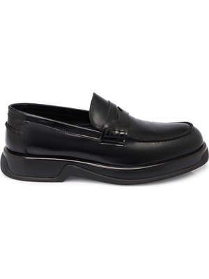 Tergan Siyah Hakiki Deri Erkek Loafer - E25S1AY57418-A35