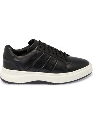 Tergan Siyah Hakiki Deri Erkek Sneaker - E25S1AY57404-A23