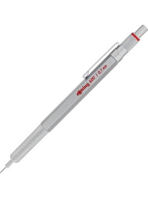 Rotring 600 Mekanik Kurşun Kalem 1904444 Krom,0.7 mm