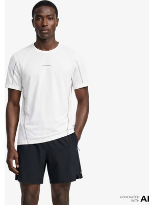 Salomon Shkout Core Stlr Ss Erkek Beyaz T-SHIRT.17970