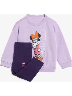 Adidas Disney Minnie Mouse Bebek Lila Eşofman Takımı
