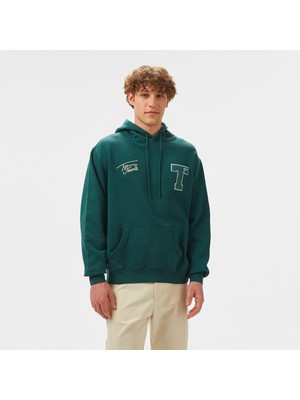 Tommy Hilfiger Tommy Jeans T Graphic Erkek Yeşil Sweatshirt